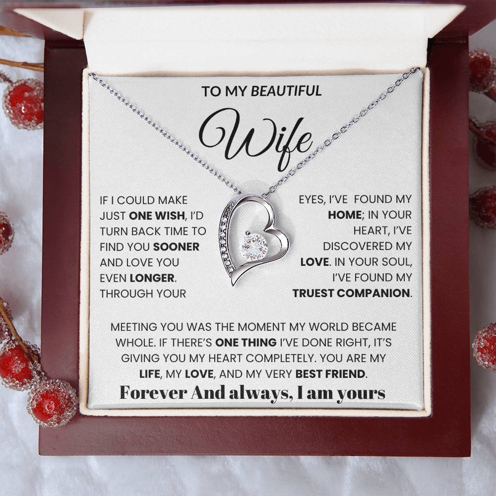 To My Wife - If I Could Make Just One Wish