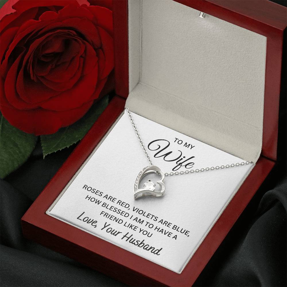 To My Wife - How Blessed I Am | Forever Love Necklace