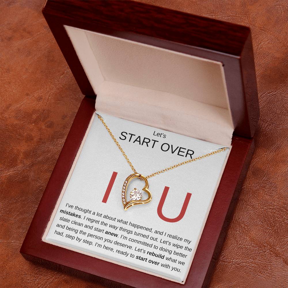 Apology Gift for Her, Let's Rebuild