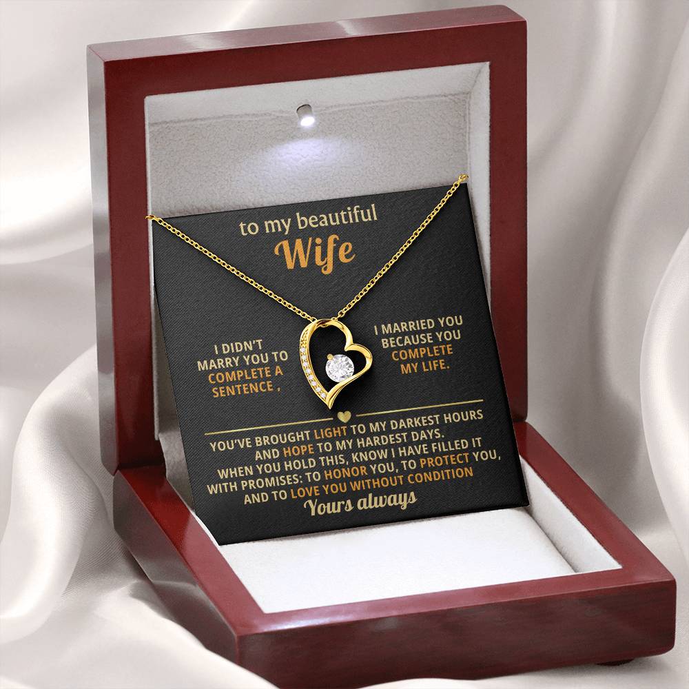 To My Beautiful Wife, Forever Love Gift Set - LV154