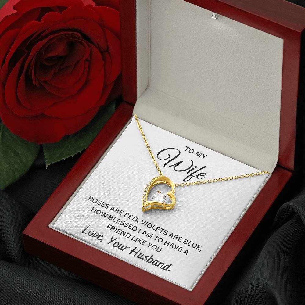 To My Wife - How Blessed I Am | Forever Love Necklace