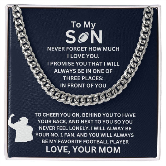 To My Son, You Are Always My No.1 Football Player