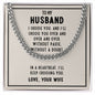 To My Husband, I Choose You And I'll Choose You Over