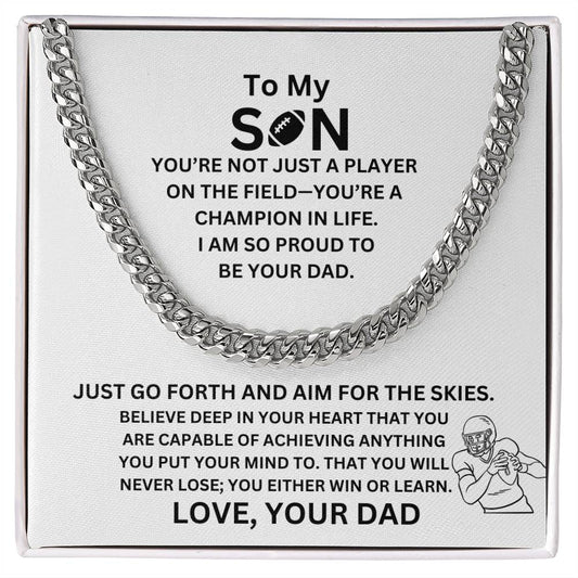 To My Son, Just Go Forth And Aim For The Skies