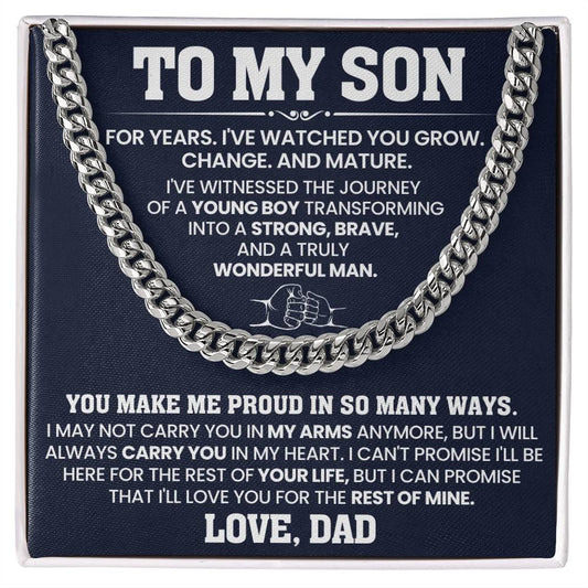 To My Son - YOU MAKE ME PROUD IN SO MANY WAYS