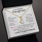 To My Daughter, You Are The Heartbeat That Keeps My Soul Alive - Alluring Beauty Necklace