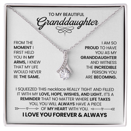To My Granddaughter - From The Moment I First Held You In My Arms