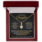 To My Daughter - All My Life's Problems Have Just One Simple Solution - Alluring Beauty Necklace