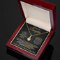 To My Daughter - All My Life's Problems Have Just One Simple Solution - Alluring Beauty Necklace