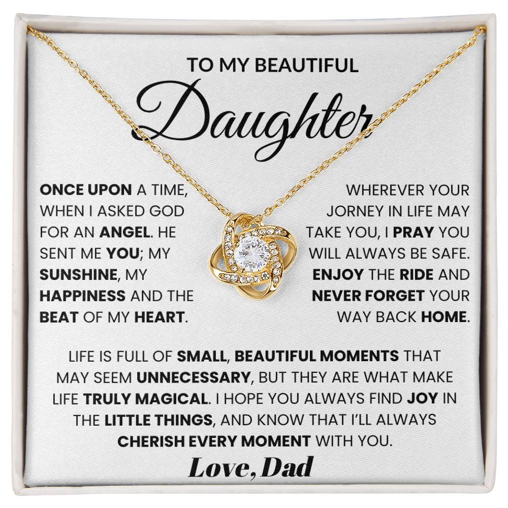To My Daughter - Once Upon A Time When I Asked God For An Angel