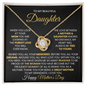 Mother's Day Daughter Gift - Great Mother - Love Knot Necklace