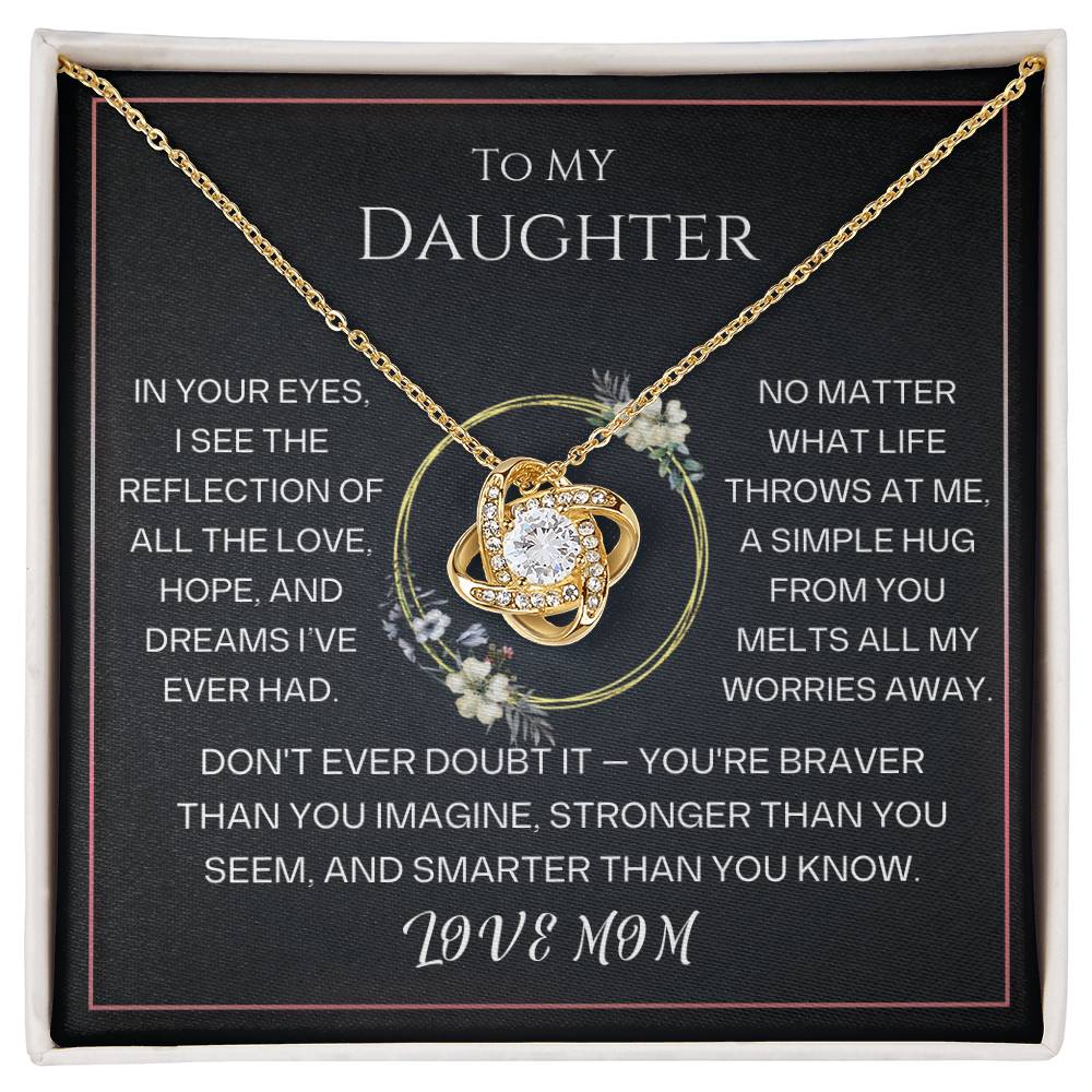 To My Daughter, A Simple Hug From You Melts All My Worries Away