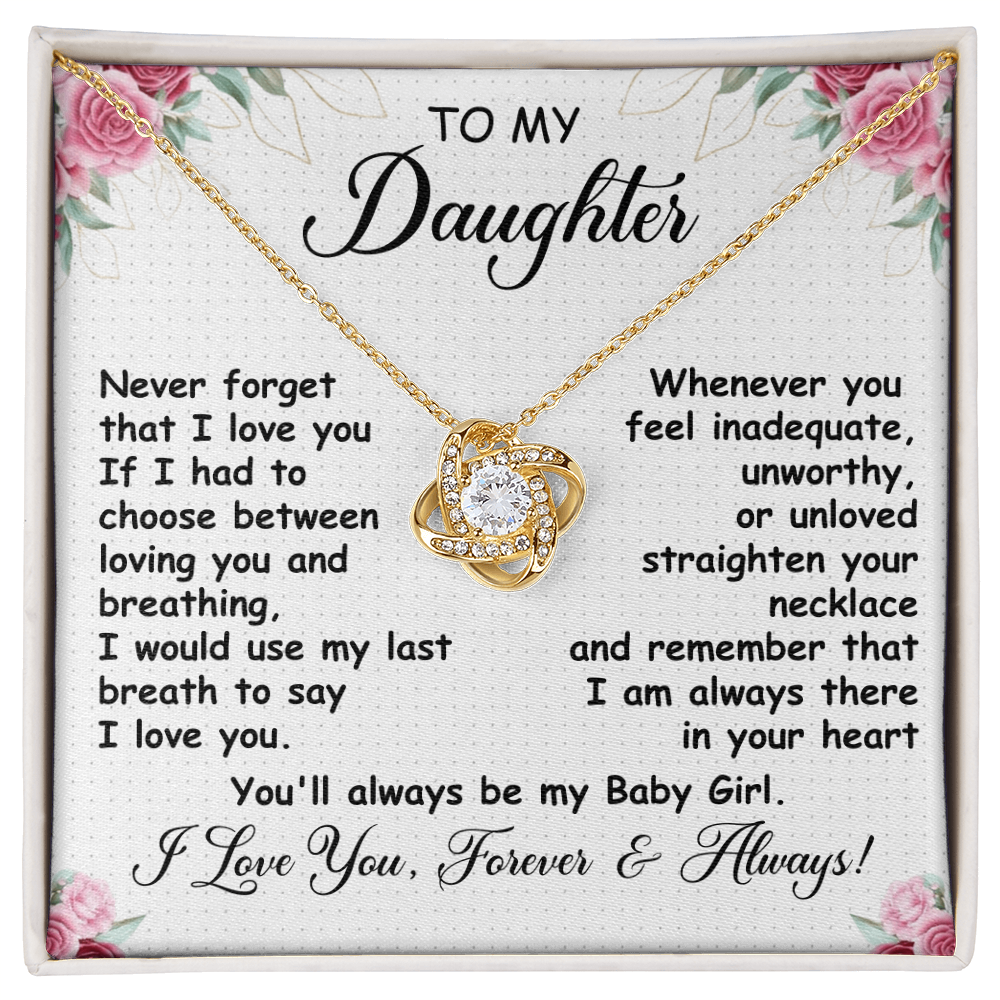 To My Daughter - Whenever You Feel Inadequate, Unworthy or Unloved