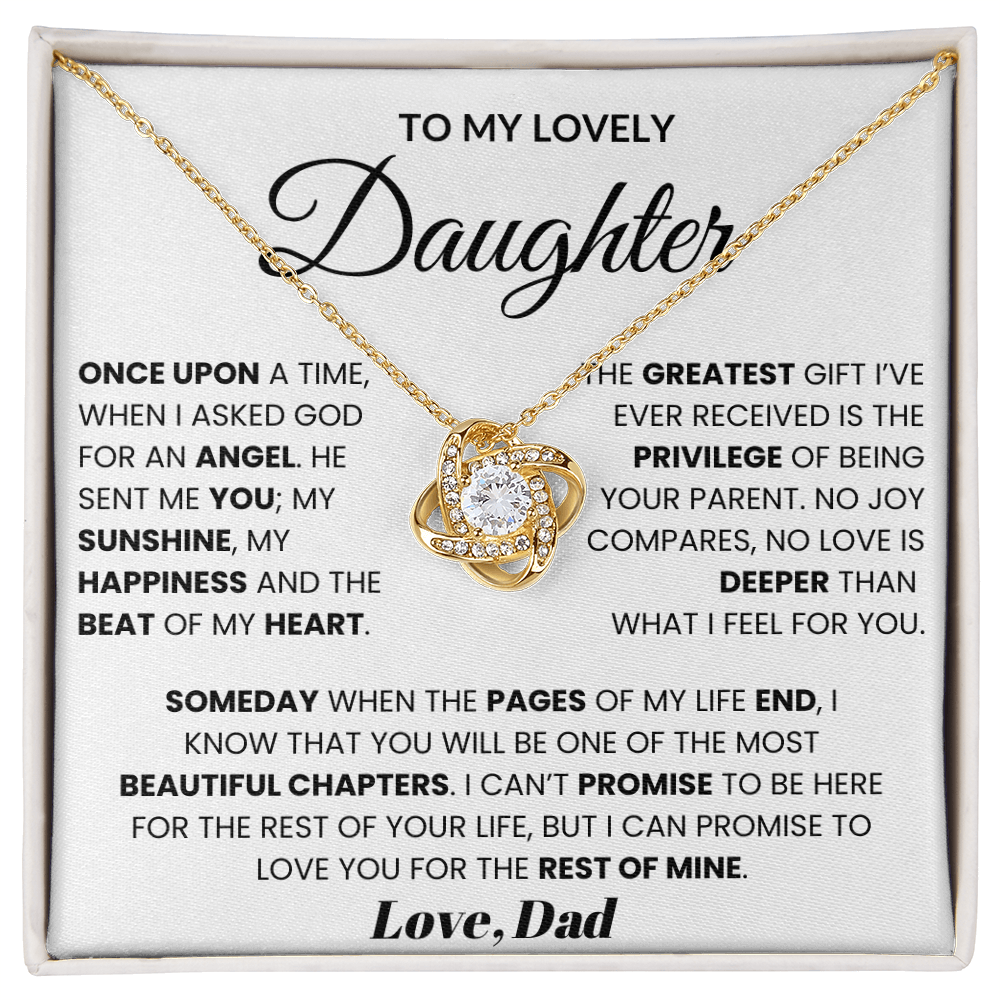 To My Daughter - Once Upon A Time When I Asked God For An Angel