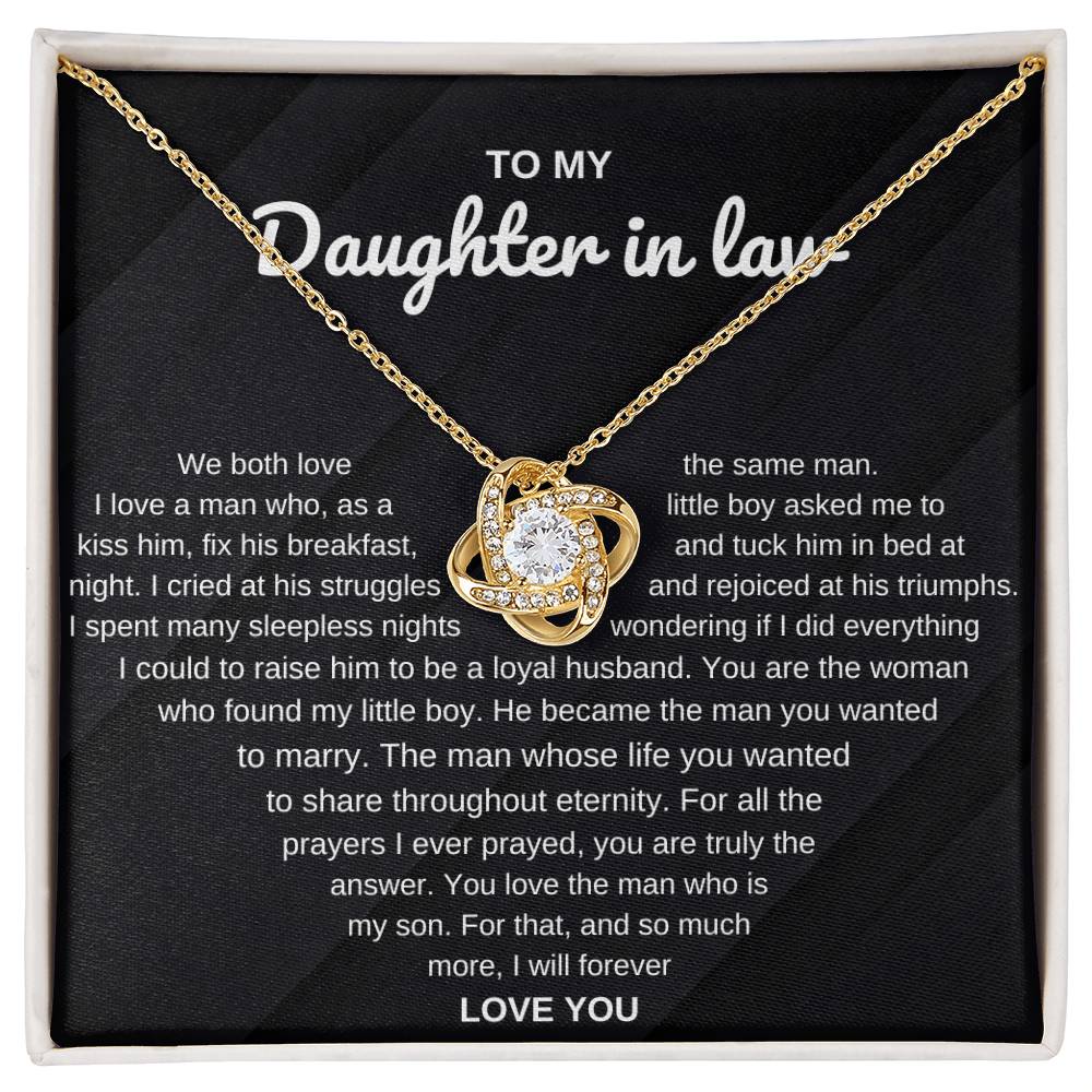 To My Daughter In Law, We Both Love The Same Man
