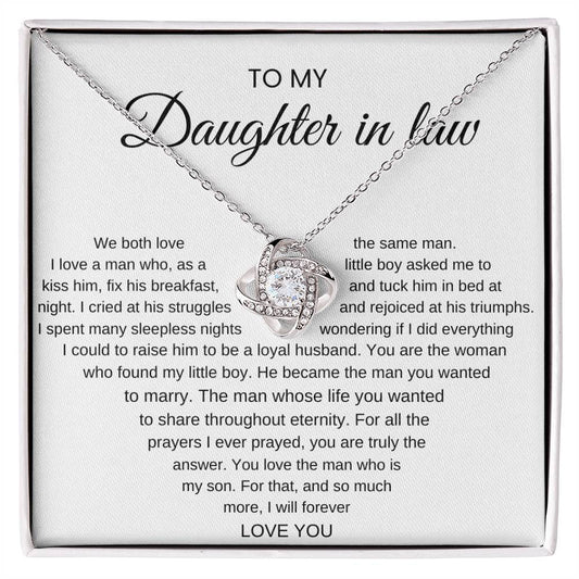 To My Daughter In Law, We Both Love The Same Man