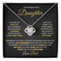 Daughter Mother's Day Gift- Great Mother- Love Knot Necklace