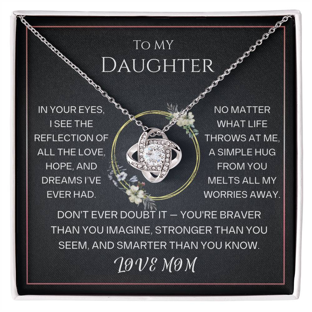 To My Daughter, A Simple Hug From You Melts All My Worries Away