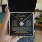 Straighten Your Crown - Love Knot Necklace For Daughter