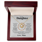 To My Daughter - You Are Braver Than You Believe - Love Knot Necklace