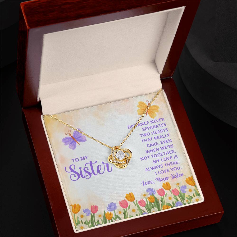 To My Sister, Distance Never Separates Two Hearts