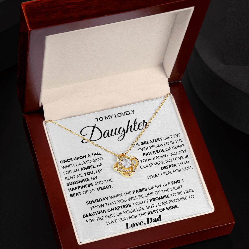 To My Daughter - Once Upon A Time When I Asked God For An Angel