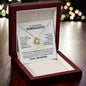 To My Beautiful Granddaughter - Never Forget That I Love You - Love Knot Necklace