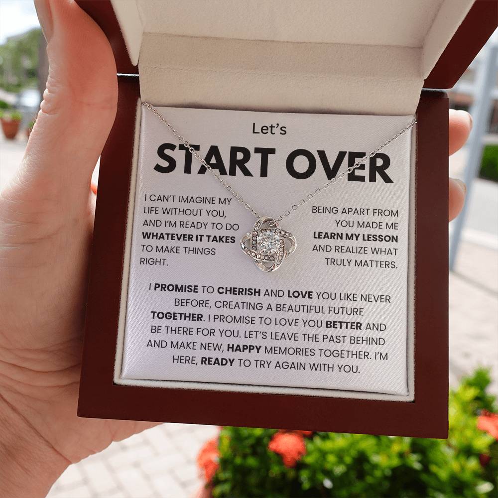 I'm Sorry Necklace for Her – Apology & Forgiveness Gift with Heartfelt Message Card