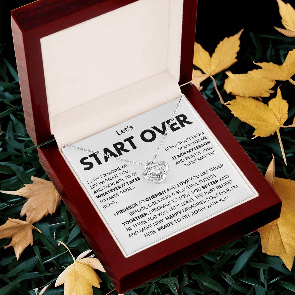 I'm Sorry Necklace for Her – Apology & Forgiveness Gift with Heartfelt Message Card