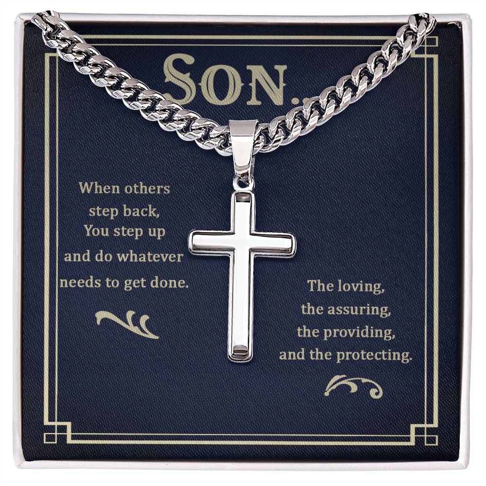 To My Son, When Others Step Back, You Step Up