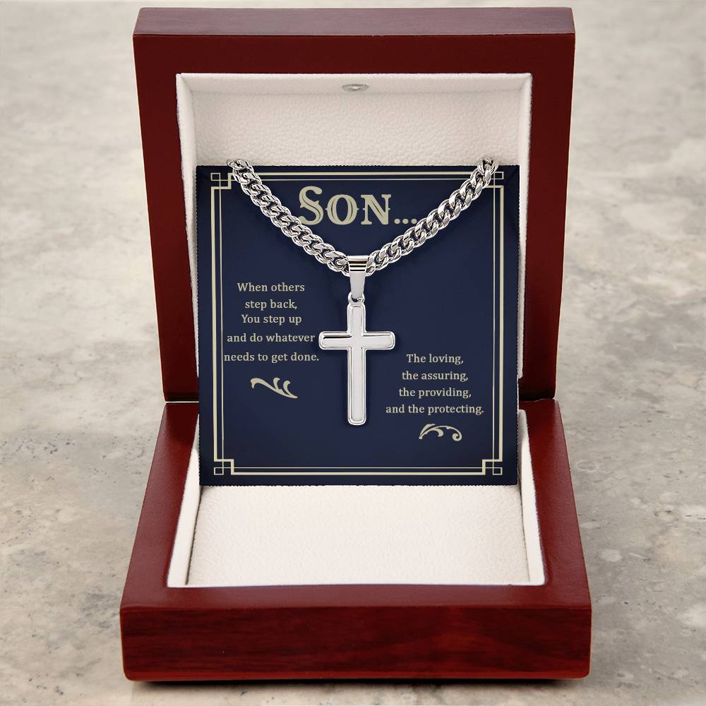 To My Son, When Others Step Back, You Step Up