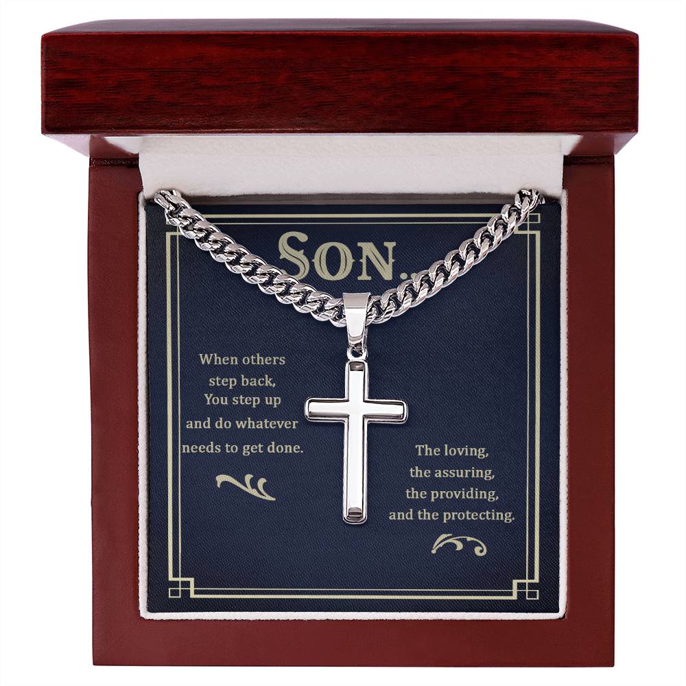 To My Son, When Others Step Back, You Step Up