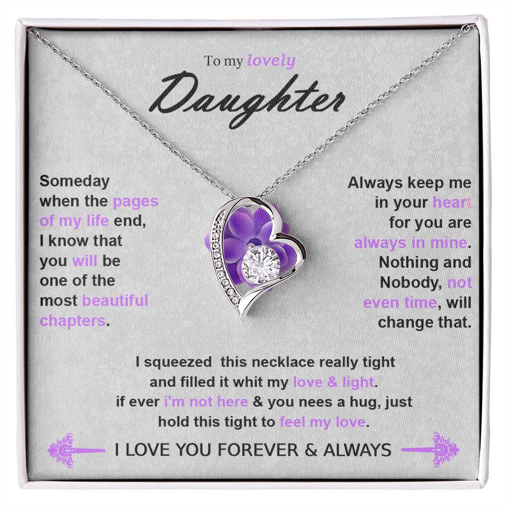 To My Daughter, Someday When the Pages of My Life End