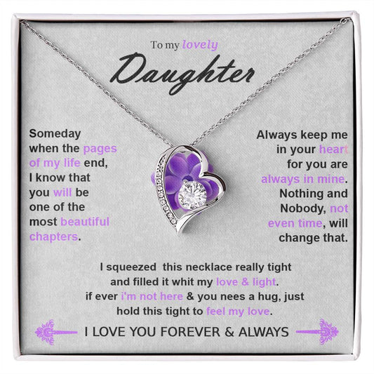 To My Daughter, Someday When the Pages of My Life End