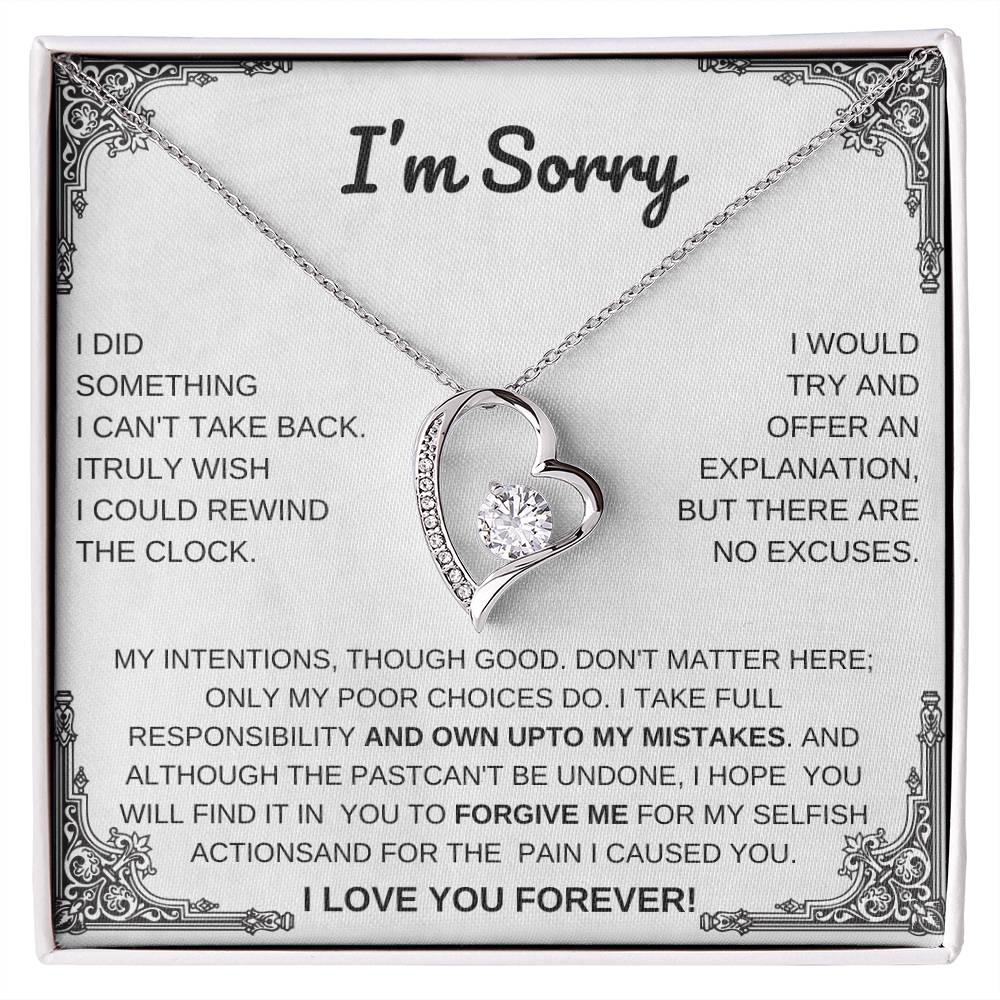 Apology Gift for Her, I TAKE FULL RESPONSIBILITY AND OWN UPTO MY MISTAKES