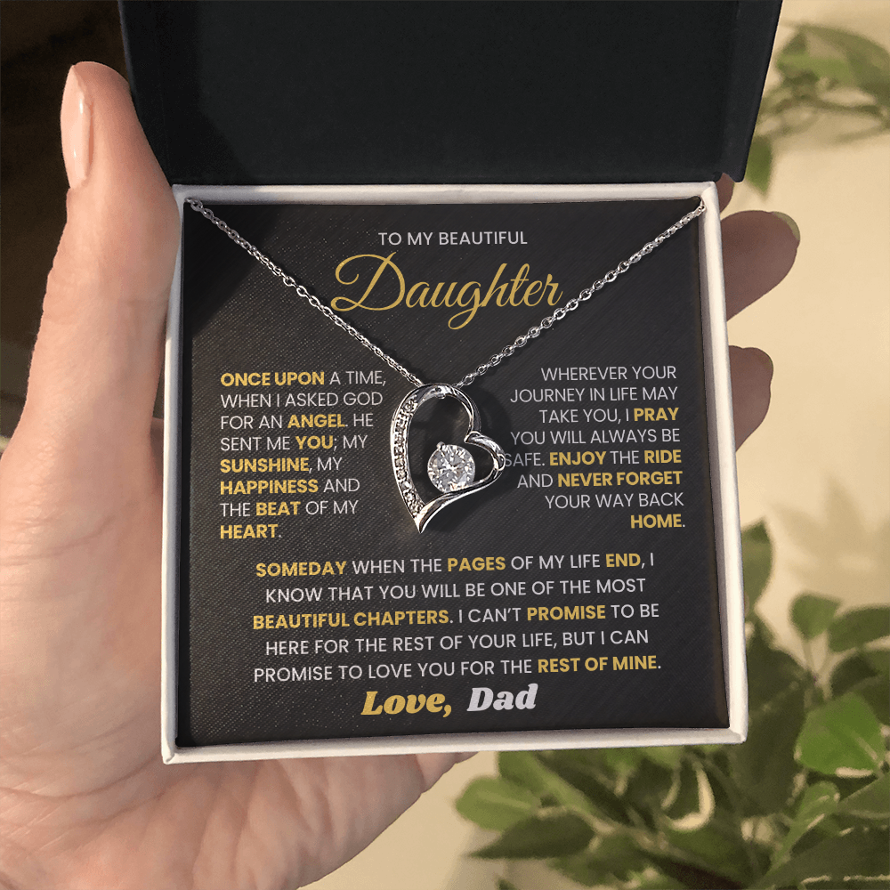 To My Beautiful Daughter - Once Upon A time, When I Asked God For An Angel