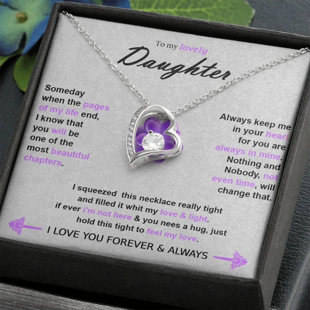 To My Daughter, Someday When the Pages of My Life End