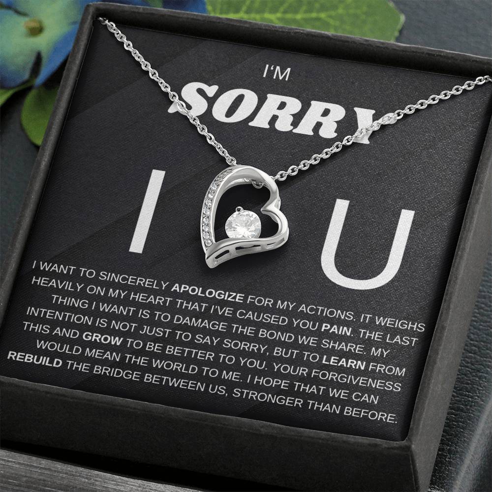 Apology Gift for Her, Forever Love Necklace