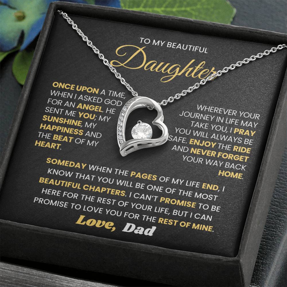 To My Beautiful Daughter - Once Upon A time, When I Asked God For An Angel