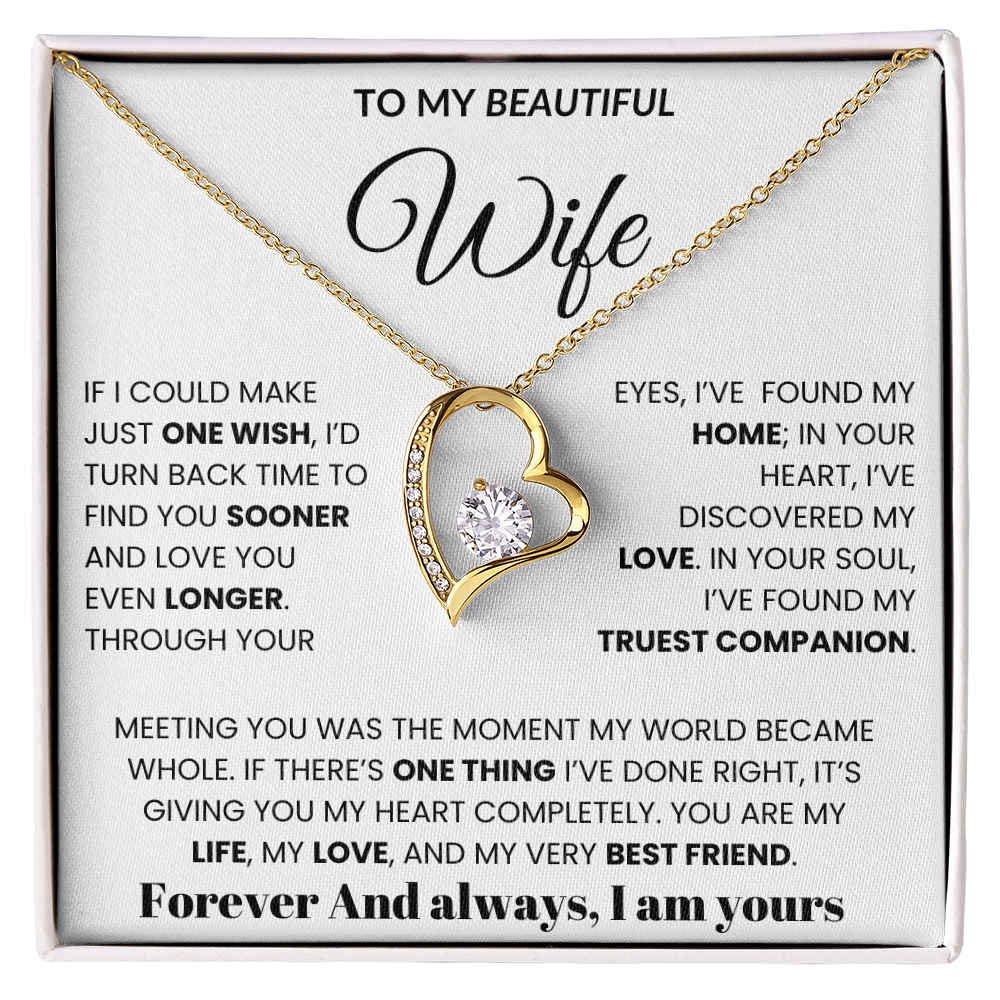 To My Wife - If I Could Make Just One Wish