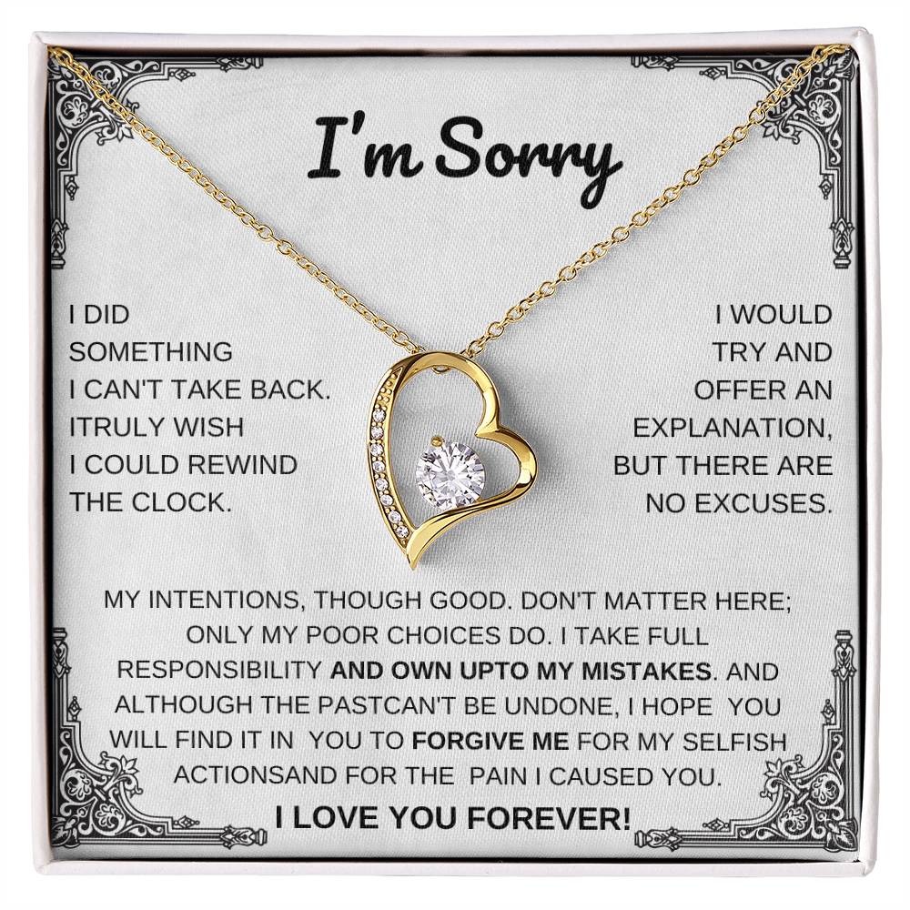 Apology Gift for Her, I TAKE FULL RESPONSIBILITY AND OWN UPTO MY MISTAKES