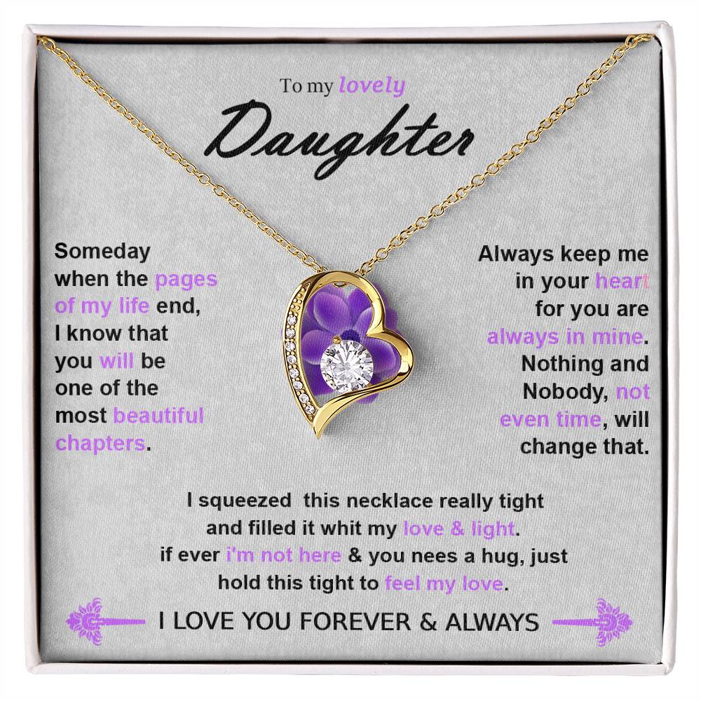 To My Daughter, Someday When the Pages of My Life End