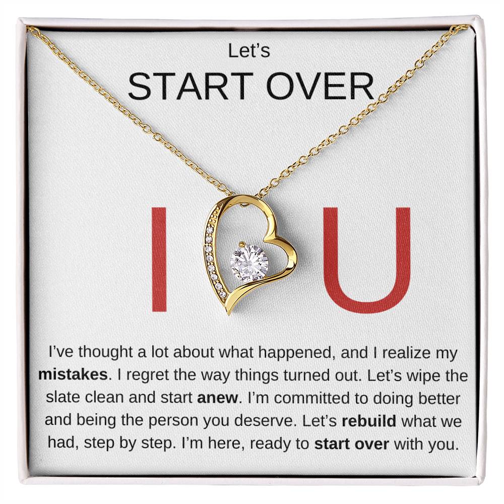 Apology Gift for Her, Let's Rebuild