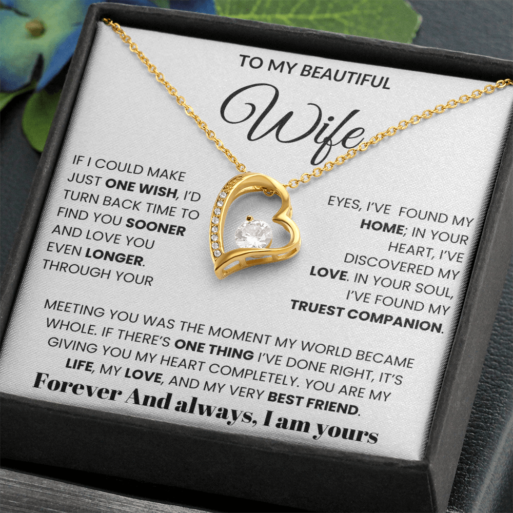To My Wife - If I Could Make Just One Wish