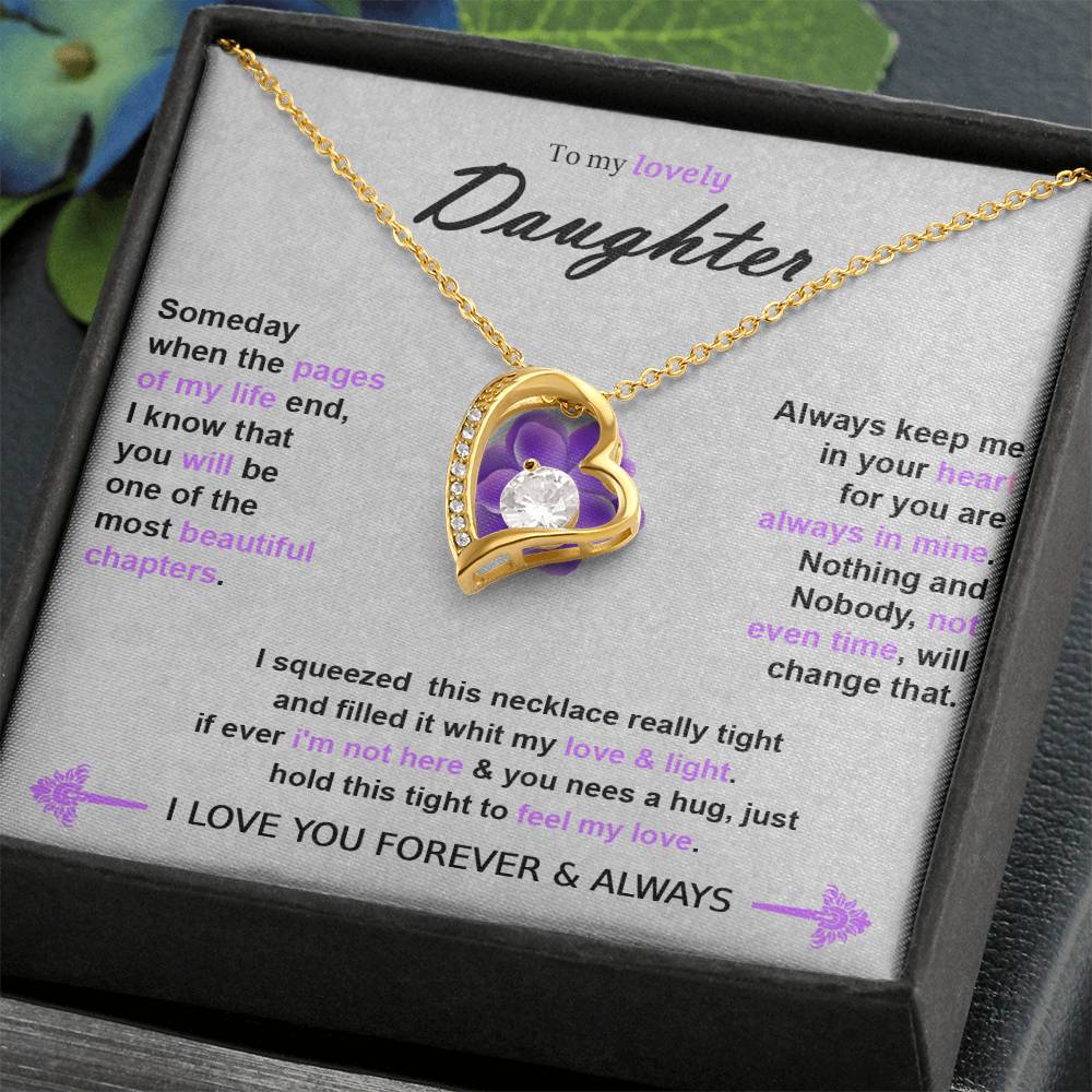 To My Daughter, Someday When the Pages of My Life End