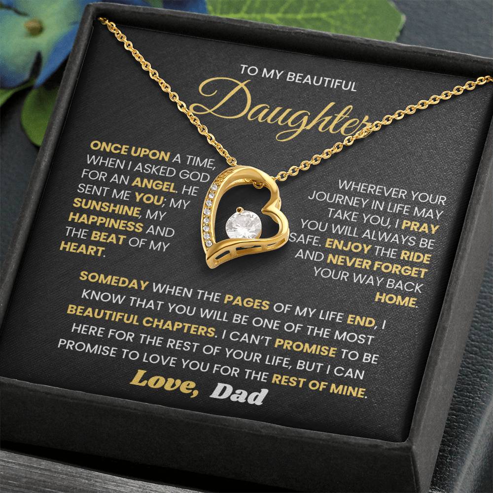 To My Beautiful Daughter - Once Upon A time, When I Asked God For An Angel