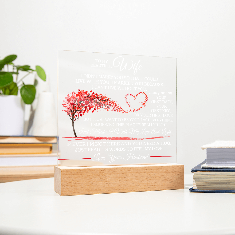 To My Beautiful Wife - I Didn't Marry You So That I Could Live With You