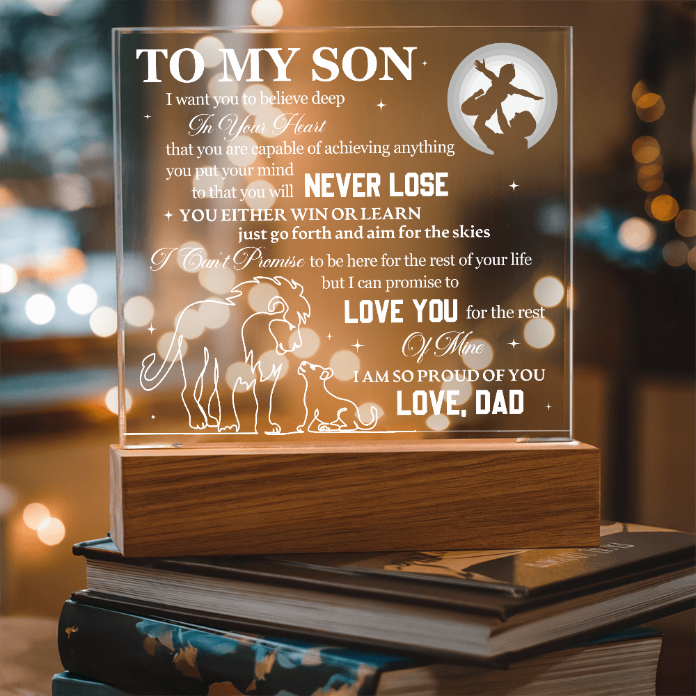 To My Son - I Want You To Believe Deep In Your Heart