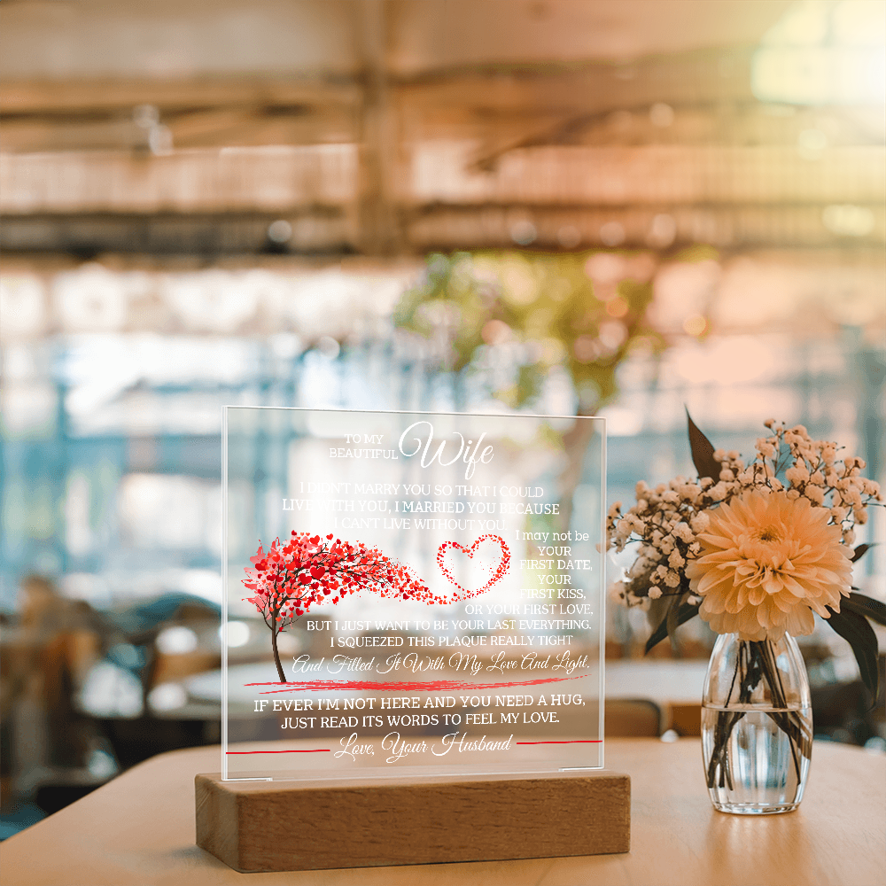 To My Beautiful Wife - I Didn't Marry You So That I Could Live With You