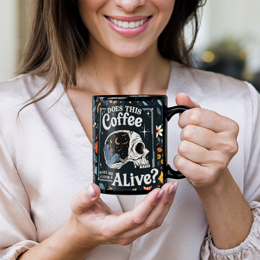Halloween Special Black Ceramic Mug